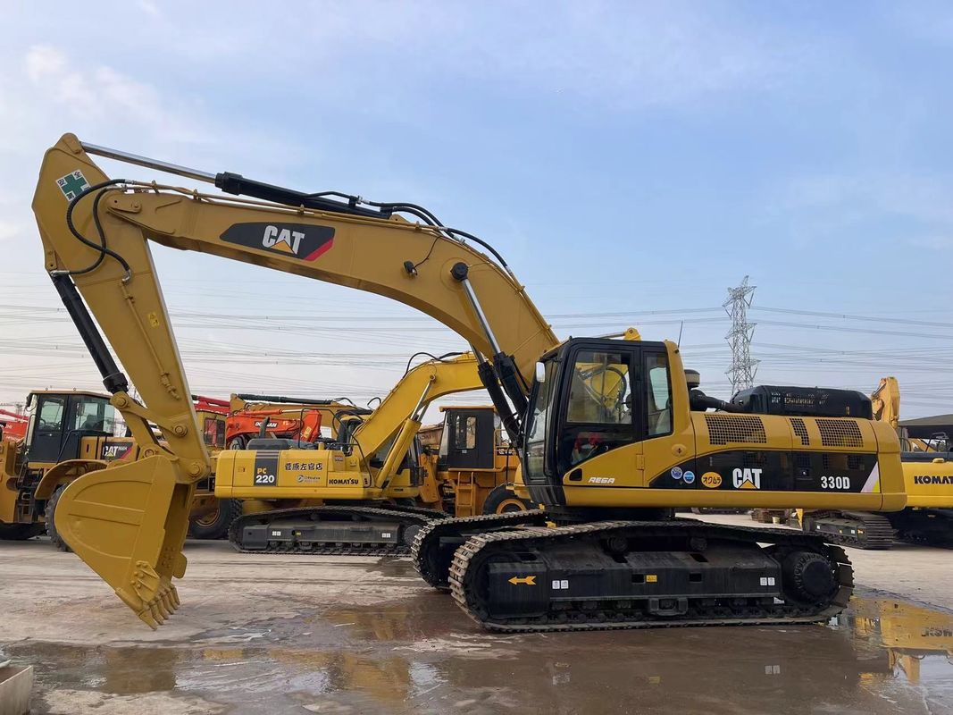 Excavadoras usadas larva 330D 30 toneladas grandes excavadoras de gato em boas condições