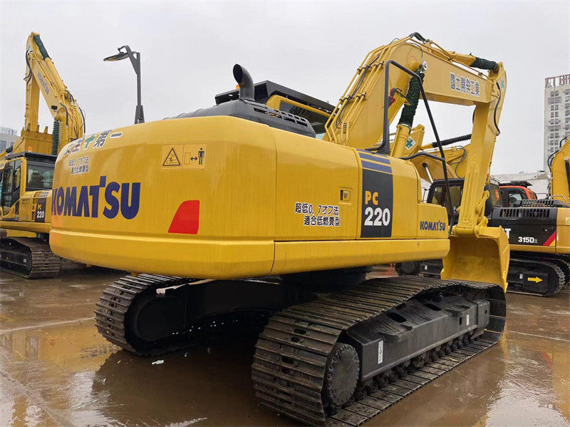 Komatsu PC220-8 Excavadora japonesa usada Excavadora hidráulica de alto desempenho de tamanho médio