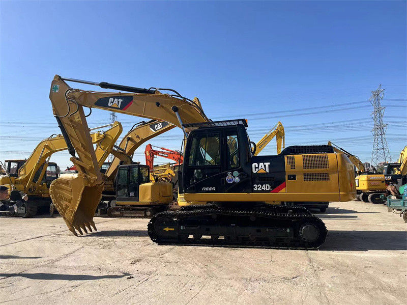 Excavadora CAT 324DL usada de 24 toneladas com motor C7