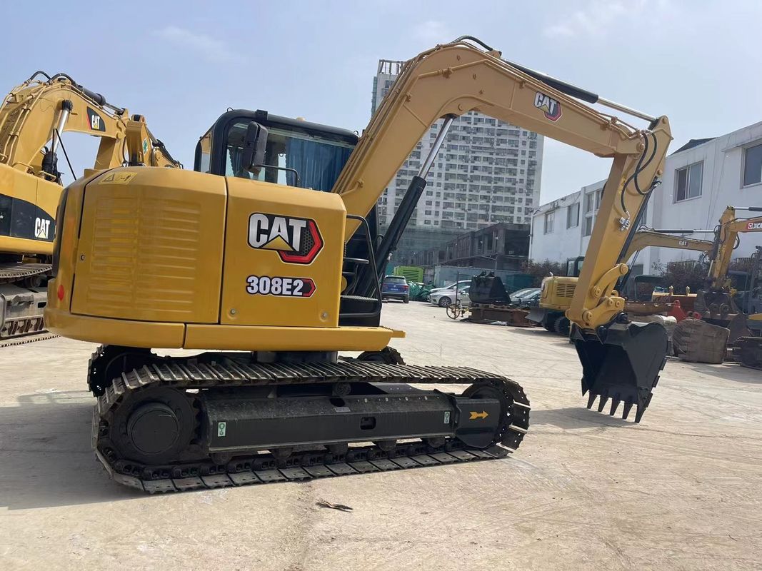 Excavadora de gatos de pequeno porte Cat 308E2 Excavadora de 8 toneladas Mini Excavadora