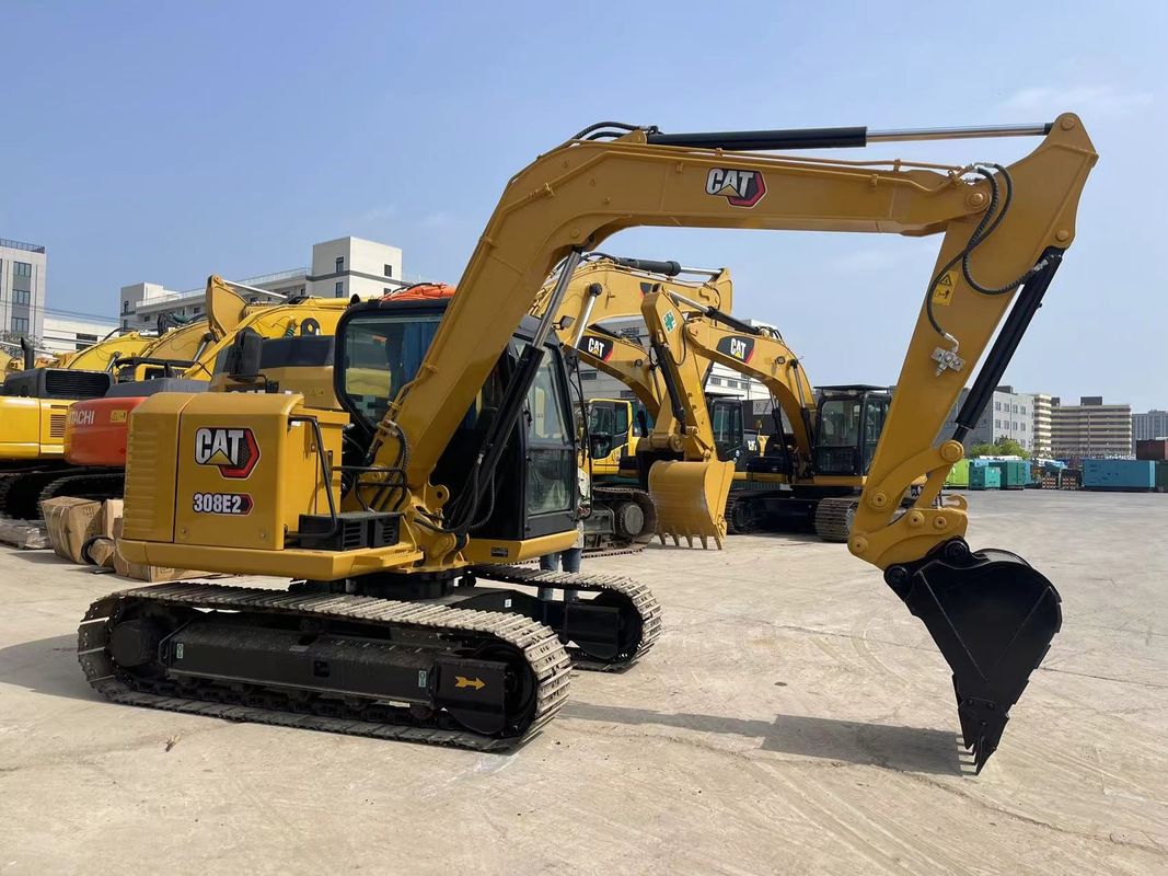 Excavadora de gatos de pequeno porte Cat 308E2 Excavadora de 8 toneladas Mini Excavadora