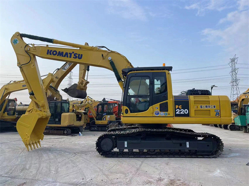 Excavadora japonesa usada de alta qualidade Komatsu PC220-8 Excavadora PC200 PC220 PC240