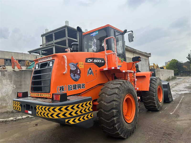 Carregador de rodas original usado Doosan DL503-9C Carregador frontal usado Doosan DL503