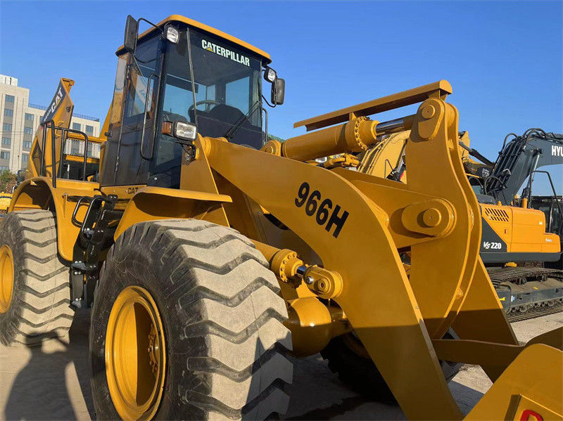 Carregador de rodas usado CAT 966H Carreira CAT 966 Carregador frontal com motor a diesel potente
