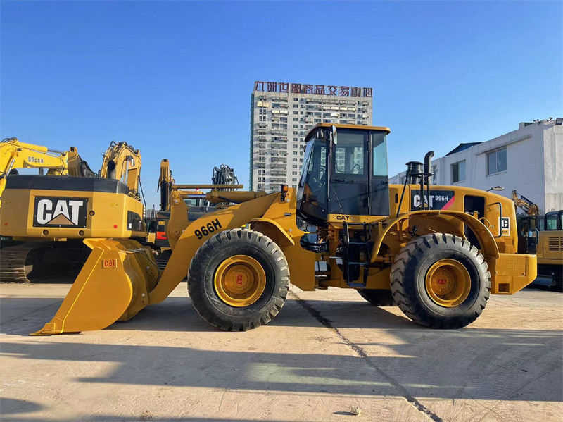 Carregador de rodas usado CAT 966H Carreira CAT 966 Carregador frontal com motor a diesel potente