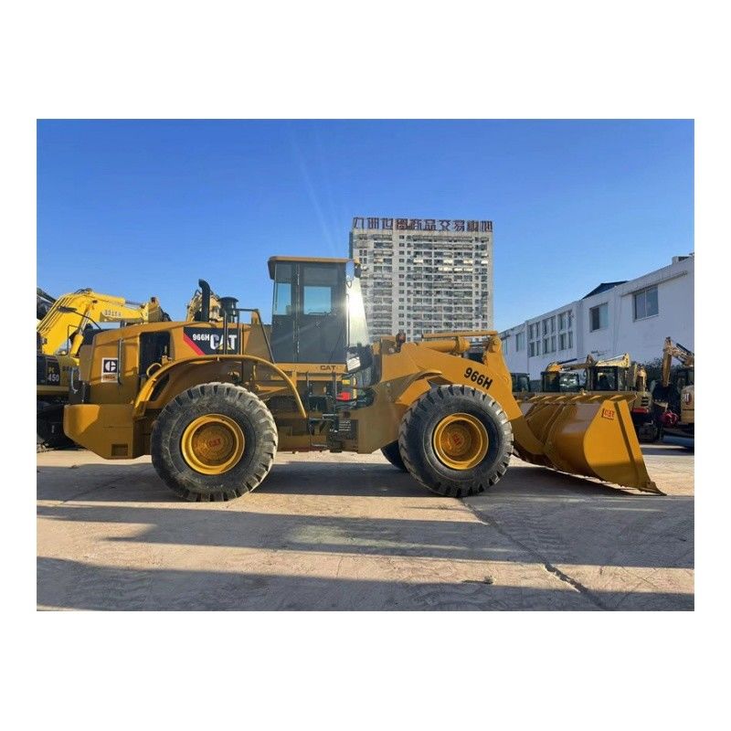 Carregador de rodas usado CAT 966H Carreira CAT 966 Carregador frontal com motor a diesel potente