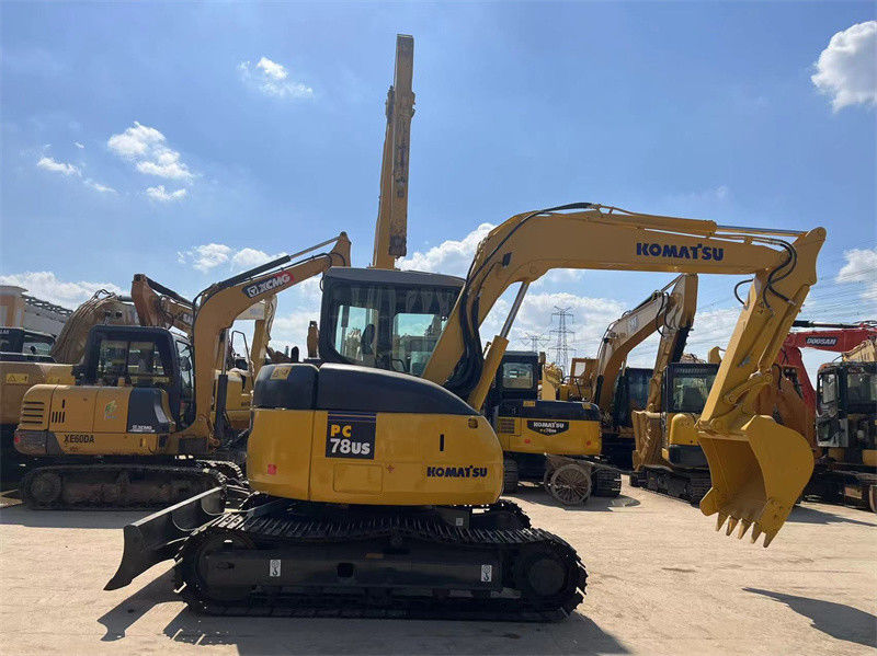 Excavadora original japonesa usada Komatsu PC78us Excavadora de rastreamento PC78US-6 Mini Excavadora