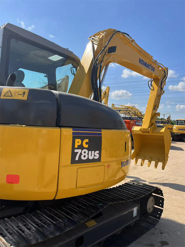 Excavadora original japonesa usada Komatsu PC78us Excavadora de rastreamento PC78US-6 Mini Excavadora