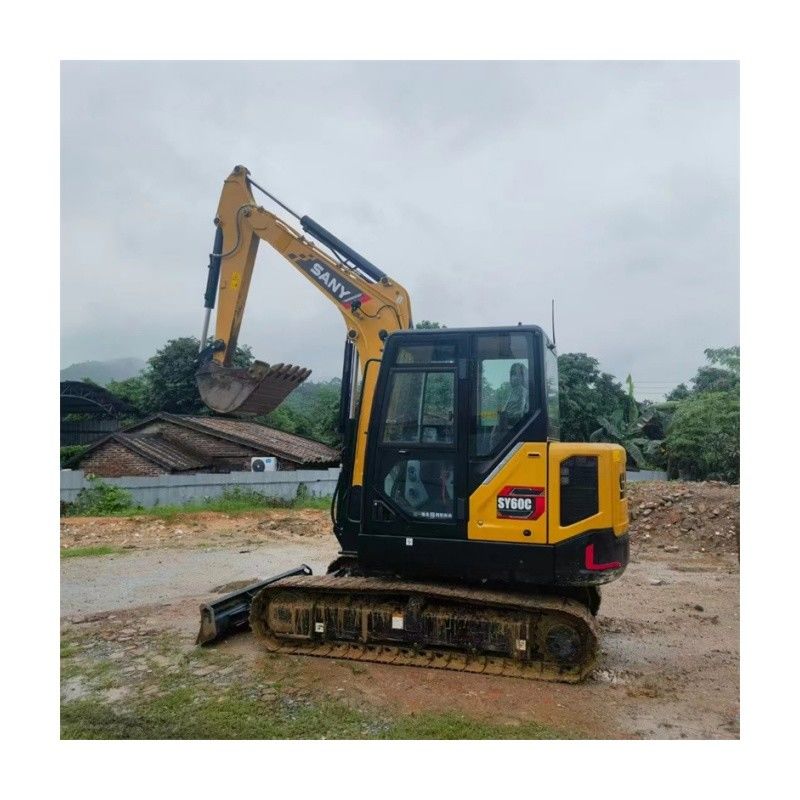 China Sany SY60C Pro Excavadora Usada Segunda Mão 6 Ton Sany sy60 Mini Digger