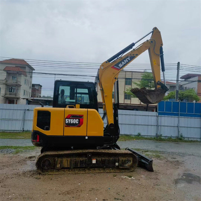 China Sany SY60C Pro Excavadora Usada Segunda Mão 6 Ton Sany sy60 Mini Digger