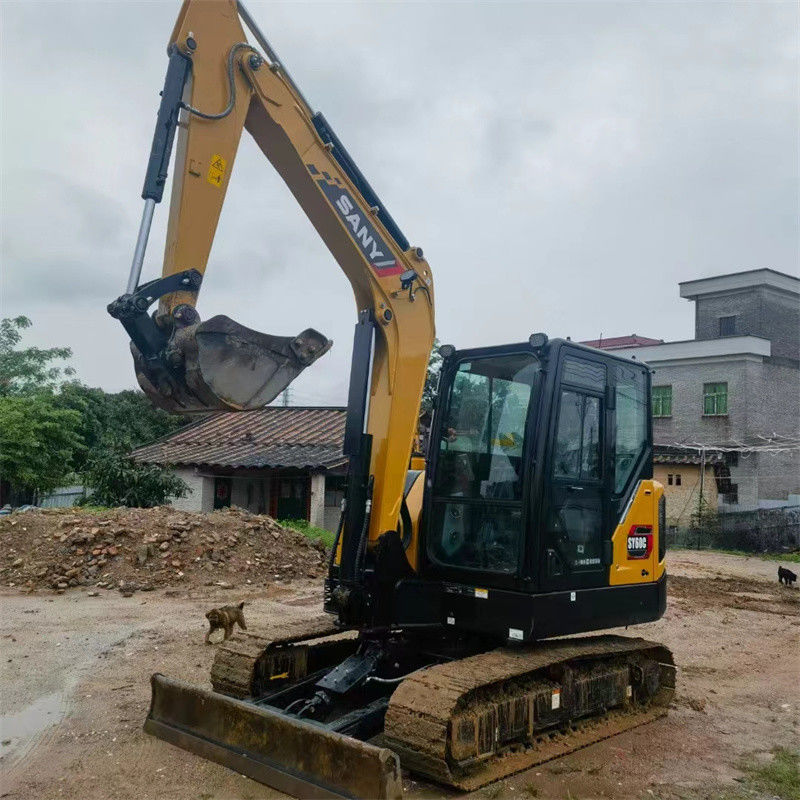 China Sany SY60C Pro Excavadora Usada Segunda Mão 6 Ton Sany sy60 Mini Digger