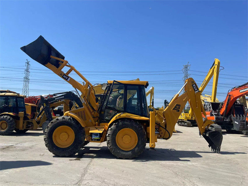 Origem EUA Carregador de retroescavadeira usado JCB 4CX Carregador de retroescavadeira de rodas JCB 4CX