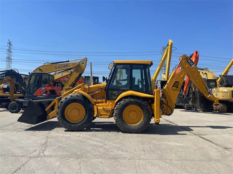 Origem EUA Carregador de retroescavadeira usado JCB 4CX Carregador de retroescavadeira de rodas JCB 4CX