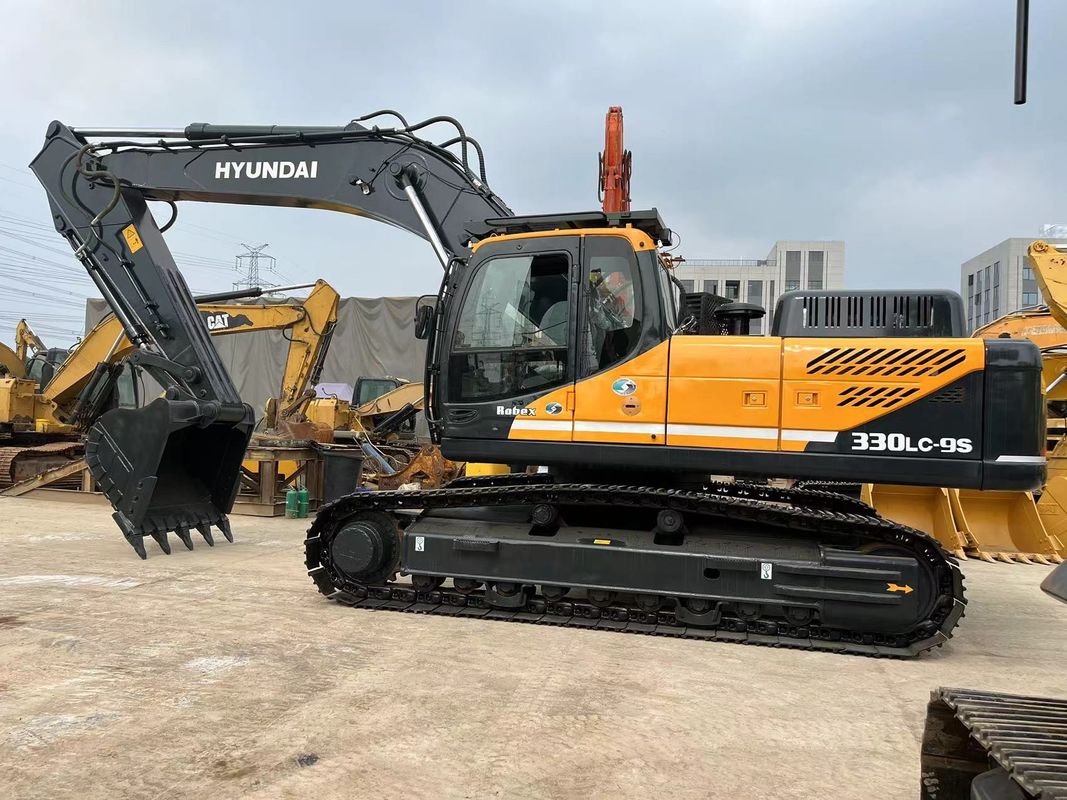 330LC-9S Excavadora usada 210 KW Potência do motor para operações suaves e rápidas