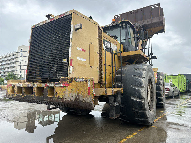 Carregador de rodas CAT 986H original usado Carrapatos CAT 986 grande Carregador frontal