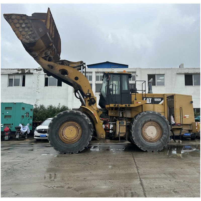 Carregador de rodas CAT 986H original usado Carrapatos CAT 986 grande Carregador frontal