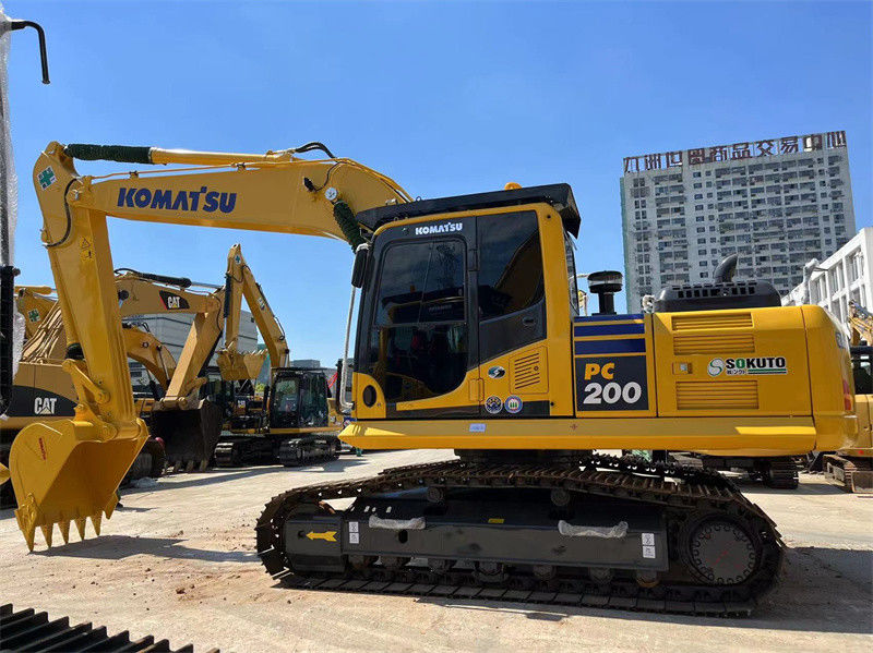 Barata 20 toneladas Excavadora japonesa usada Komatsu PC200-8 Excavadora Crawler PC200 PC220