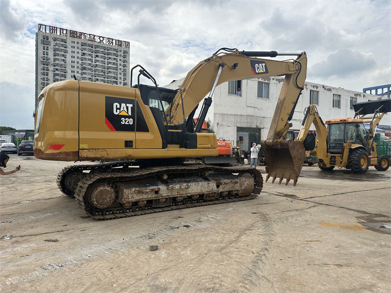 Excavadora CAT 320 original usada com motor C4.4 Excavadora Caterpillar 320