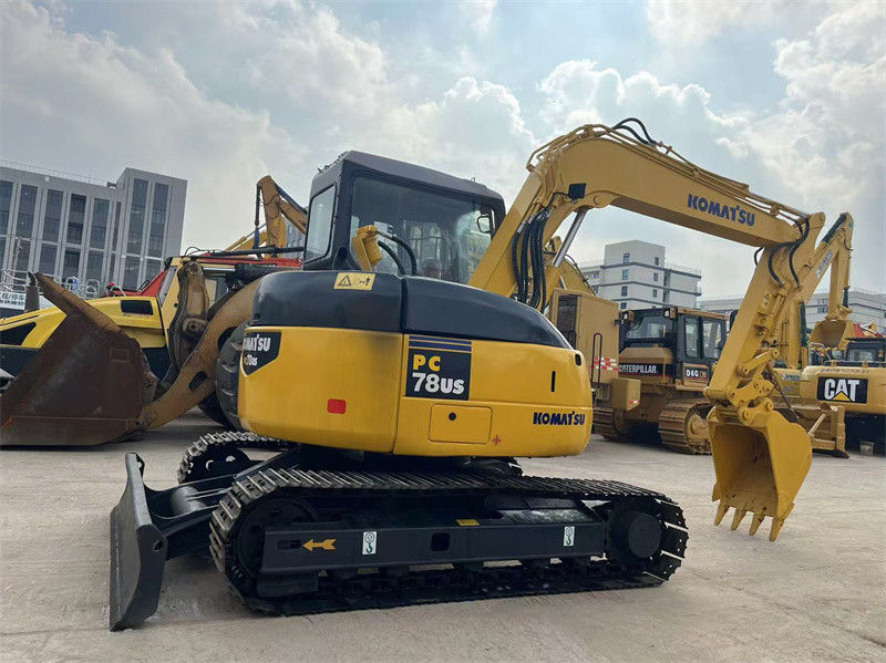 7.8 toneladas Japão Usado Komatsu PC78us Excavadora Crawler PC78US-6 Mini Digger