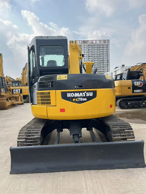 7.8 toneladas Japão Usado Komatsu PC78us Excavadora Crawler PC78US-6 Mini Digger