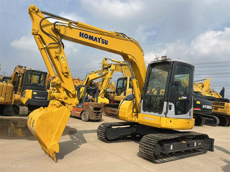 7.8 toneladas Japão Usado Komatsu PC78us Excavadora Crawler PC78US-6 Mini Digger
