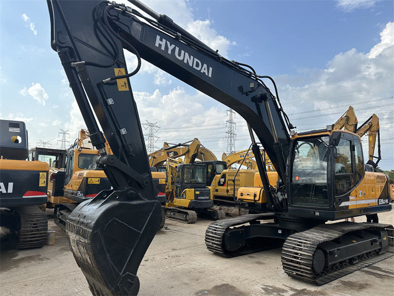 22 toneladas Coreia Usado Hyundai R220LC-9S Escavação Hyundai 220 Crawler Digger