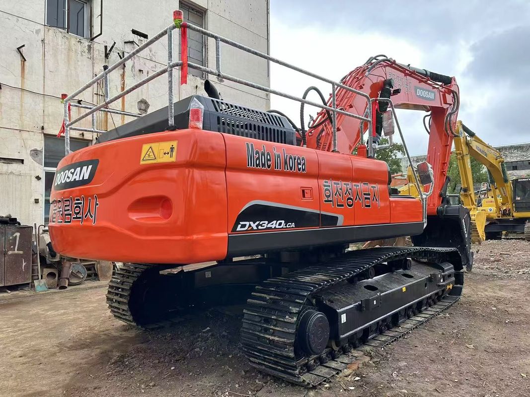 34 toneladas Excavadora usada Doosan DX340LCA Excavadora de segunda mão Doosan DX340 Crawler