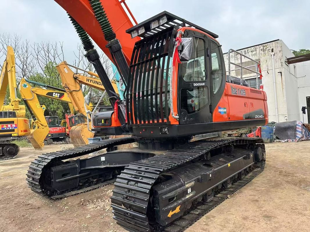 34 toneladas Excavadora usada Doosan DX340LCA Excavadora de segunda mão Doosan DX340 Crawler