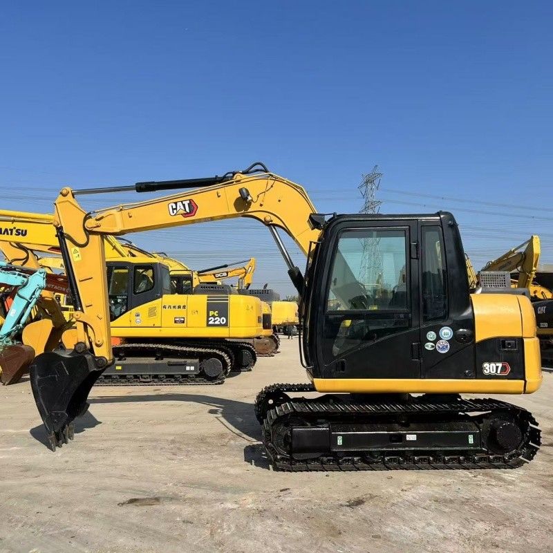 2.83L Deslocamento Usado Pequena Excavadora CAT 307D com profundidade máxima de escavação de 4070mm