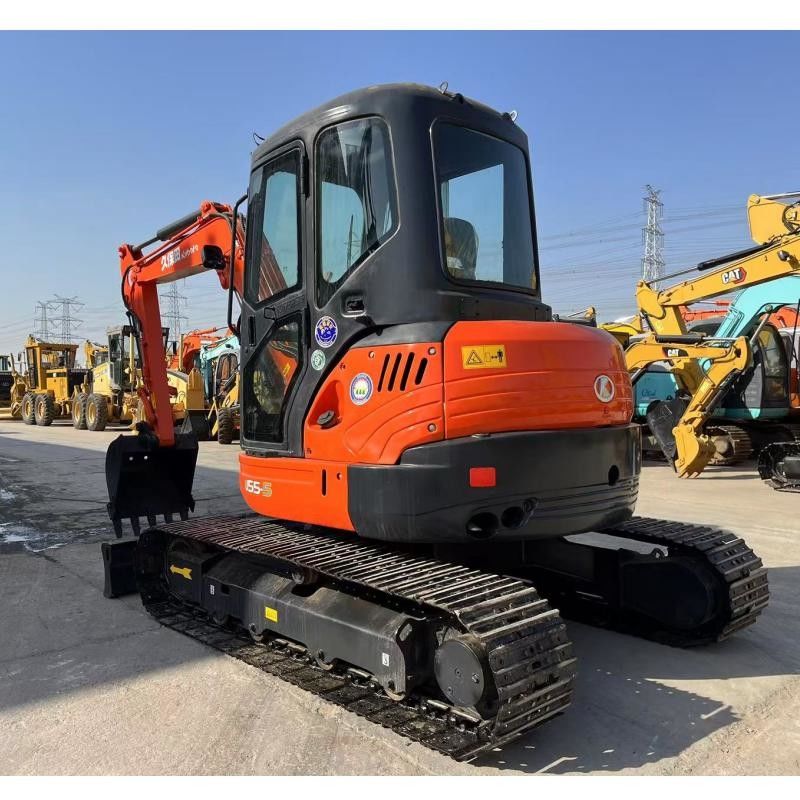 Kubota KX155 Japão Excavadora 36,5 KN Força de Escavação de Balde para Construção