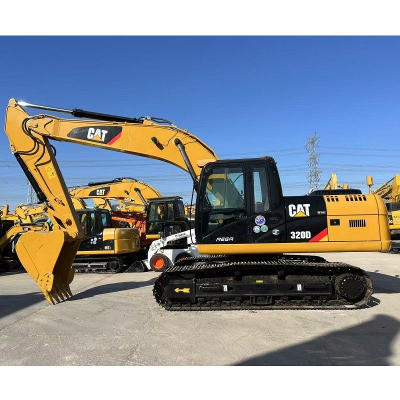 Excavadora Caterpillar 320 D com motor elétrico C6.4 Motor para construção