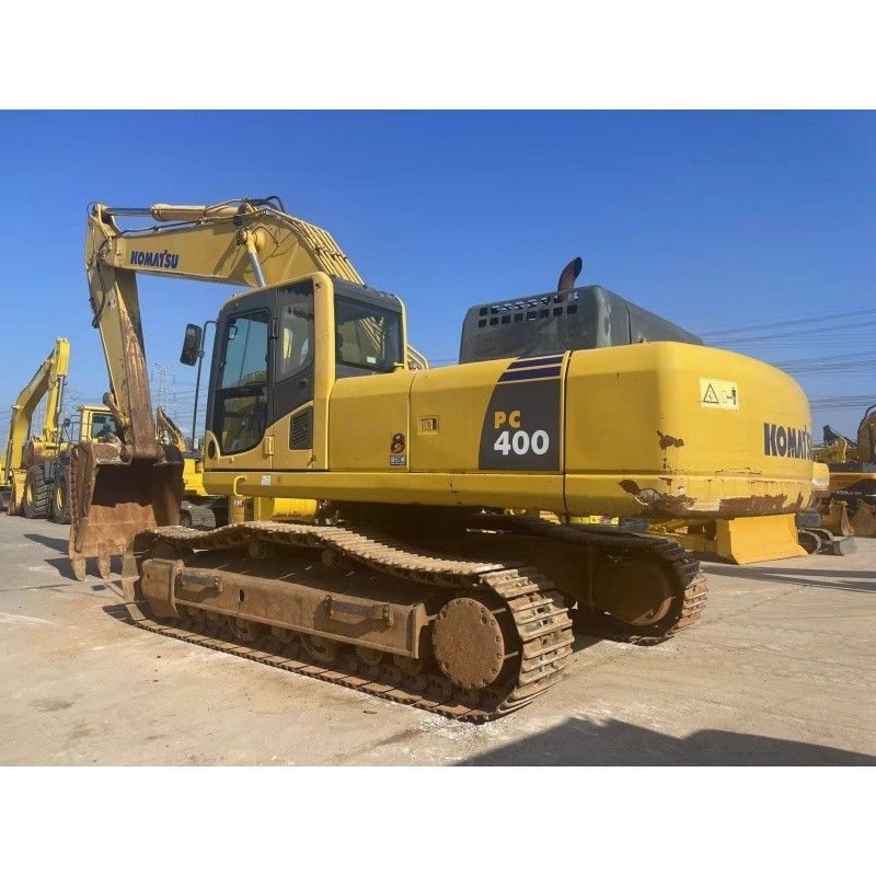Excavadora Komatsu PC400 de segunda mão 270 KW Potência do motor para construção pesada