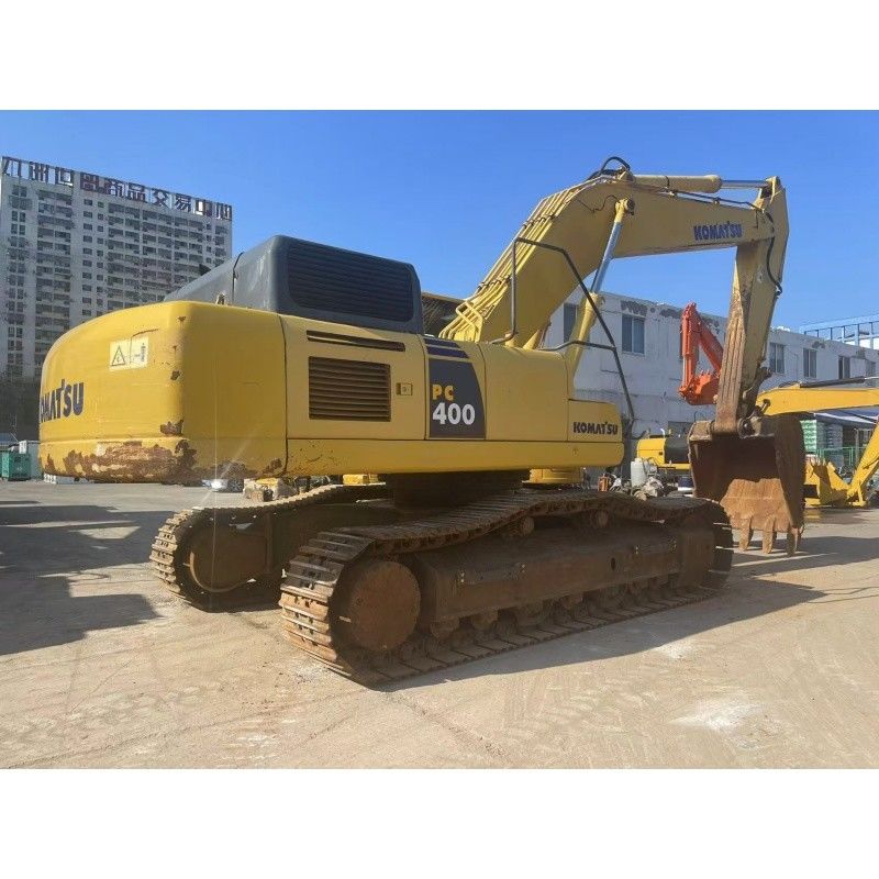 Excavadora Komatsu PC400 de segunda mão 270 KW Potência do motor para construção pesada