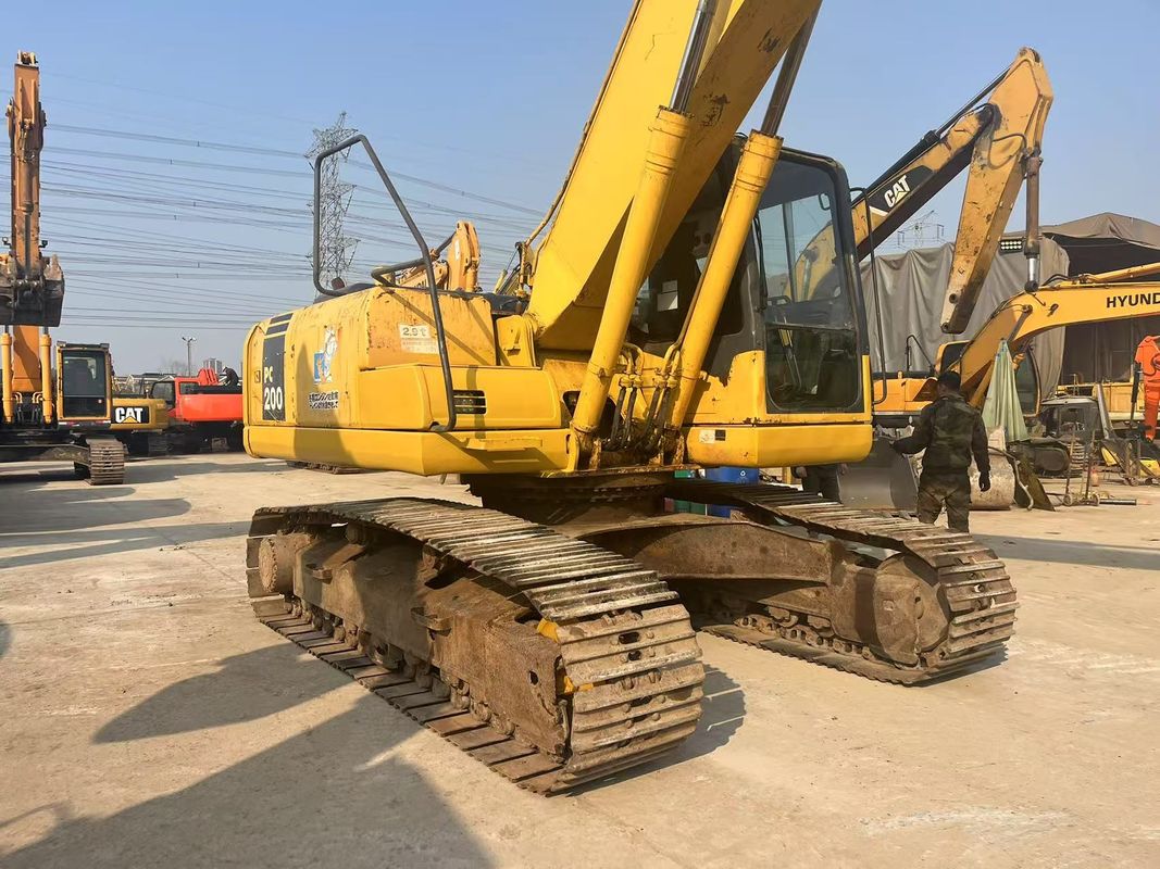 Excavadora komatsu PC220-7 usada de alto desempenho 22 toneladas excavadora komatsu original
