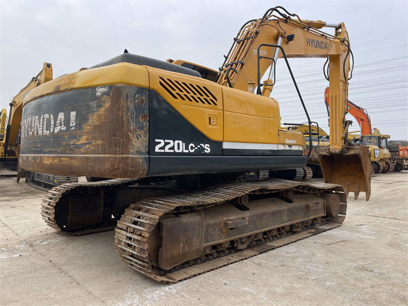 Excavadora Hyundai 220LC-9S original de alto desempenho usada com 112 kW de potência do motor