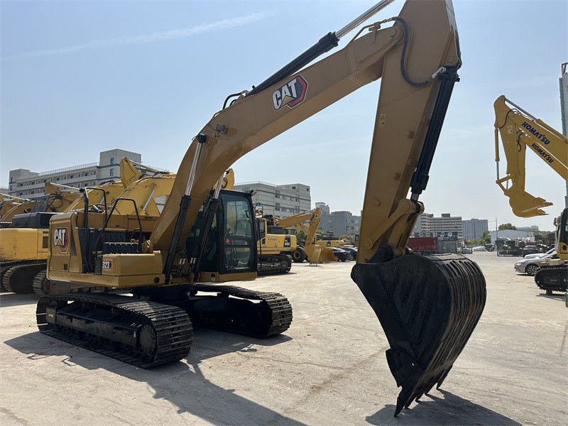 Excavadora usada CAT 323 com motor C7.1 Excavadora de segunda mão Caterpillar ano de 2018