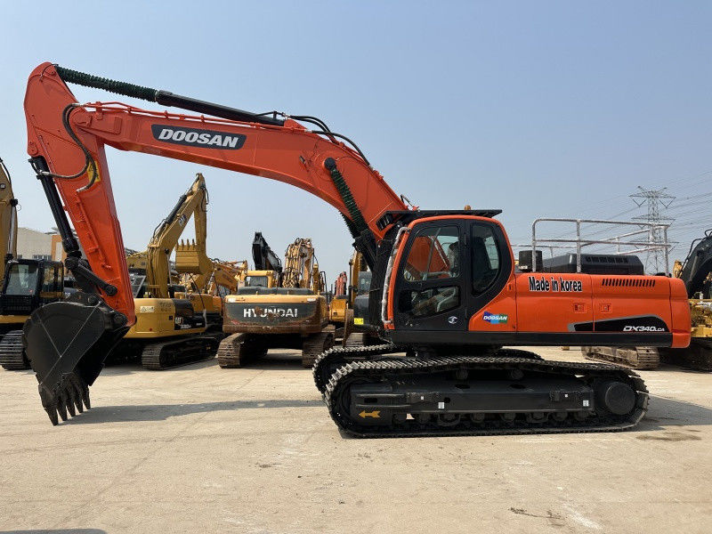 Coreia Excavadora Doosan DX340LCA Usada 34 toneladas Excavadora Doosan DX340 Crawler