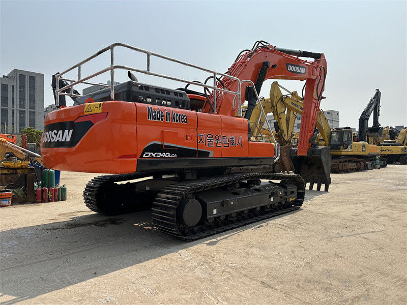 Coreia Excavadora Doosan DX340LCA Usada 34 toneladas Excavadora Doosan DX340 Crawler