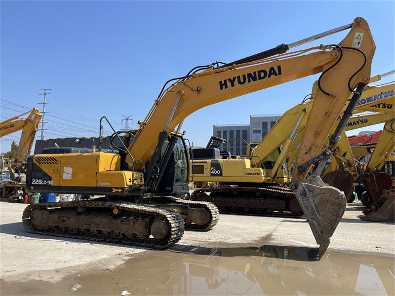 Coréia Usada Hyundai R220LC-9S Excavador Hyundai 220 Crawler Digger