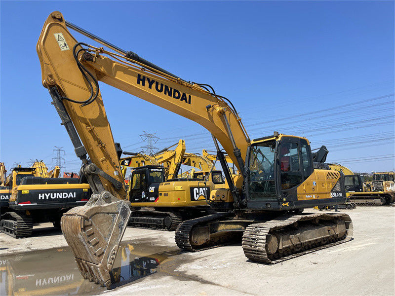 Coréia Usada Hyundai R220LC-9S Excavador Hyundai 220 Crawler Digger
