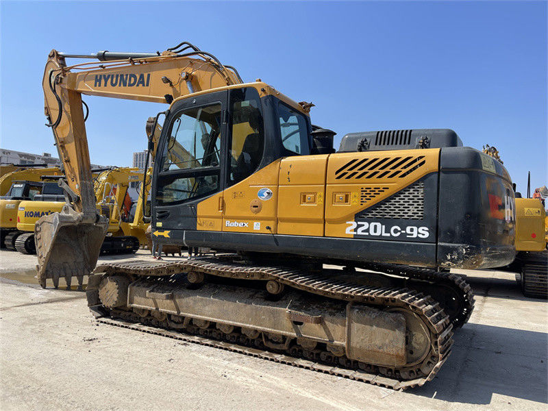 Coréia Usada Hyundai R220LC-9S Excavador Hyundai 220 Crawler Digger