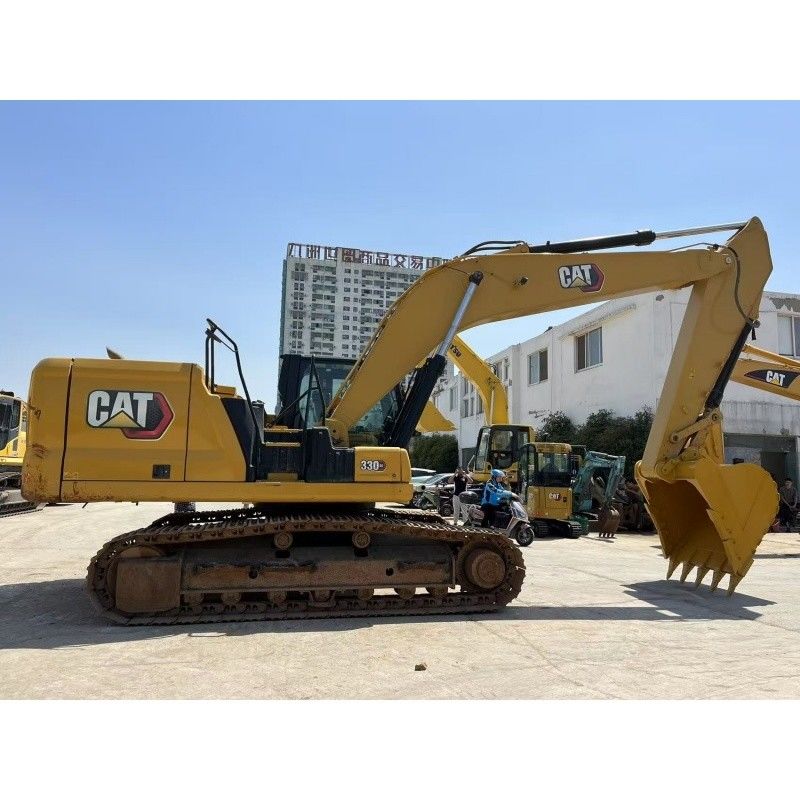 Excavadora original Caterpillar 330GC com motor CAT C7.1 para construção