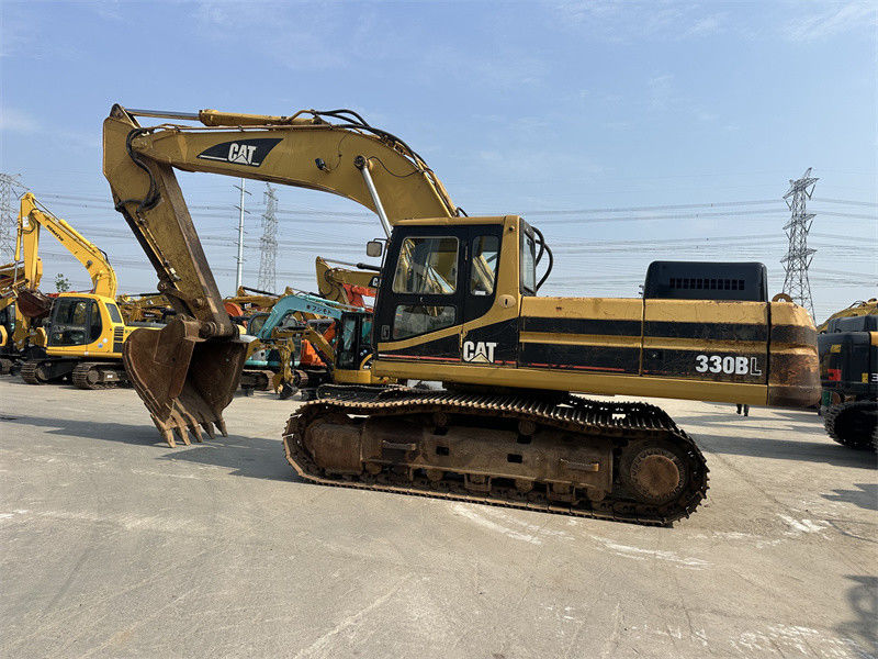 Excavadora Caterpillar 330BL original e usada, de 30 toneladas