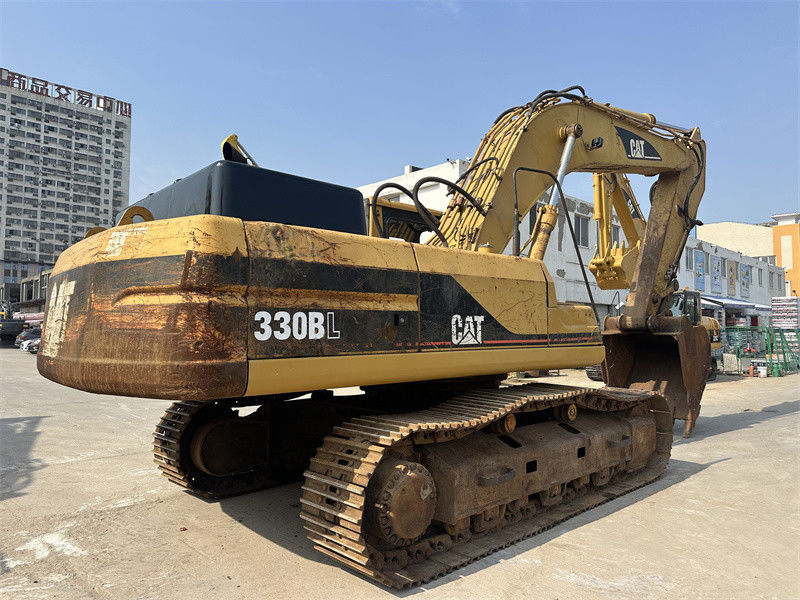 Excavadora Caterpillar 330BL original e usada, de 30 toneladas