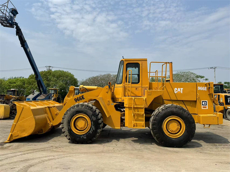 Carregador de rodas CAT 966E original usado Caterpillar CAT 966 Carregador frontal pronto para envio