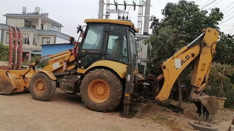 Origem Usado SDLG B877 Carregador de retroescavadeira com balde dividido Segunda mão SDLG Carregador de retroescavadeira de rodas