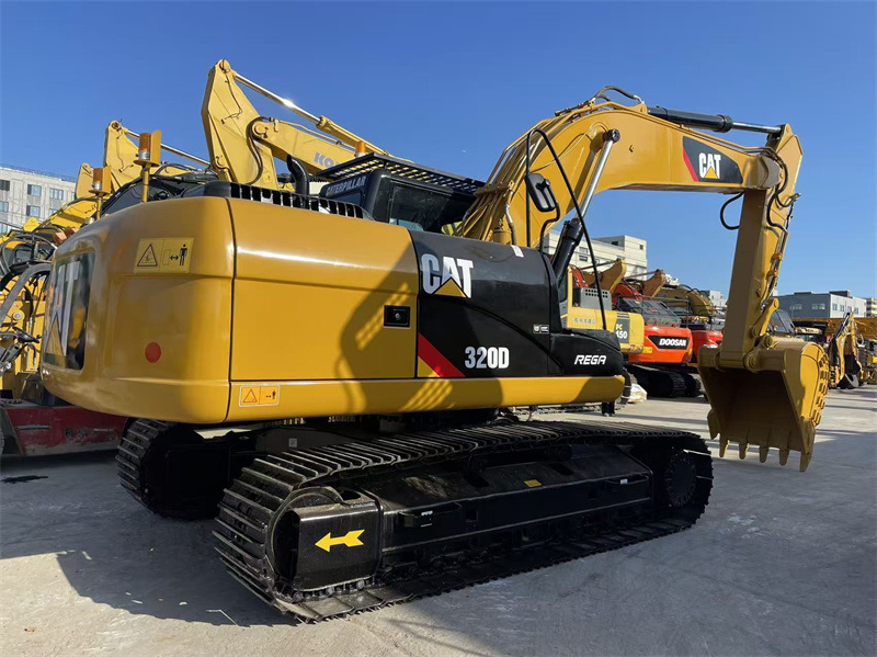 Escavadeira CAT 320D Usada de 20 toneladas Escavadeira Caterpillar de segunda mão com poucas horas de trabalho