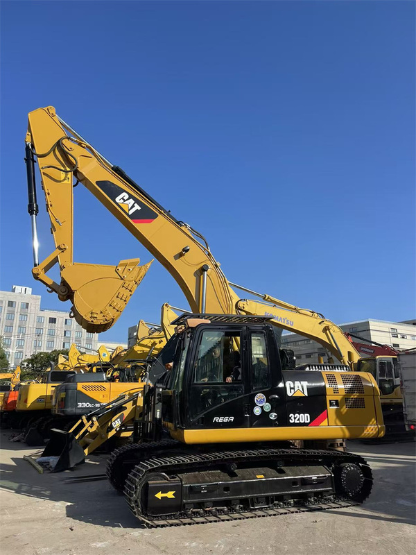 Escavadeira CAT 320D Usada de 20 toneladas Escavadeira Caterpillar de segunda mão com poucas horas de trabalho