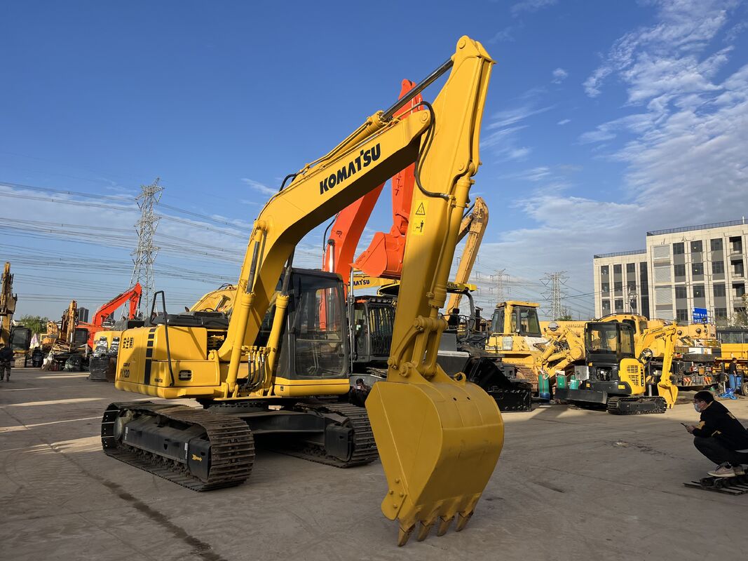 Excavadora hidráulica Komatsu PC120-6 usada de 12 toneladas modelo 2015 para construção