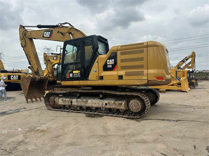 Excavadora Caterpillar 320 Usada Com Força de Escavação Forte para Trabalhos de Movimentação de Terra e Construção
